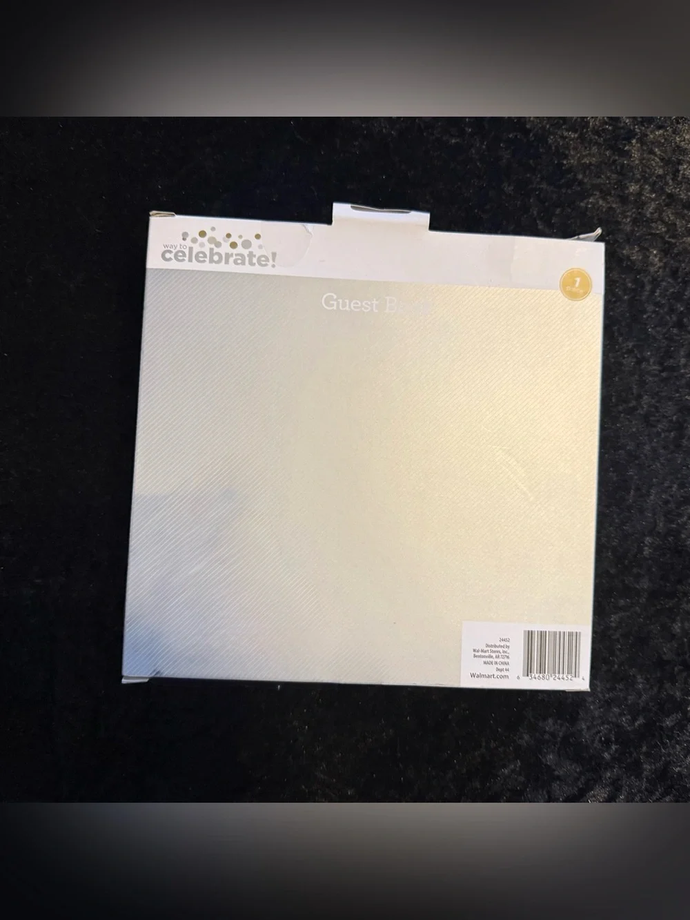 Love Script Guest Book Neutral Linen Wedding Guest Book NWT